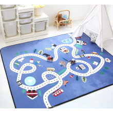 children play learning Educational Road Traffic System Design map carpets